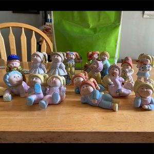 Cabbage patch kids 1984-85 ceramic figurines!